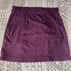 Horny Toad Deep Purple Pencil Skirt